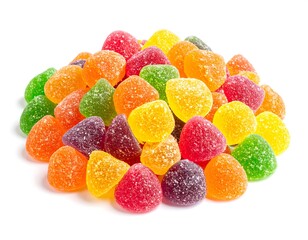 Colorful Gumdrops - A Sweet and Sugary Confectionery Delight.
