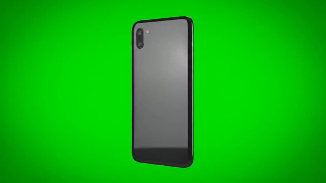 Generic Smartphone 360 Rotation on Green Screen