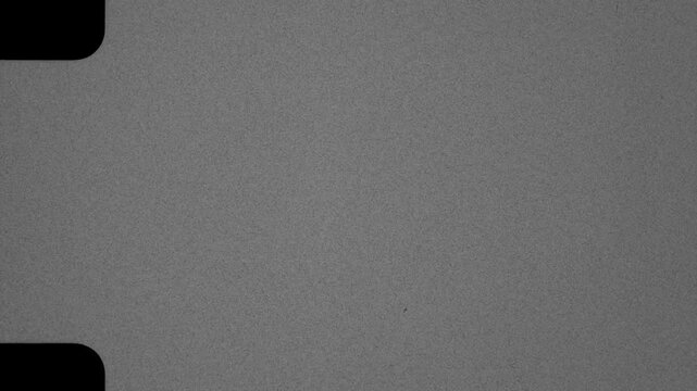 Vintage 16mm film sprocket frame overlay with analog grain and flicker texture
