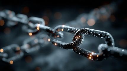 Blockchain enterprise security background with abstract encrypted ledger representing digital trust systems, secure enterprise platforms, and business integrity