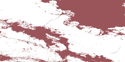 Fototapeta premium Grunge red and white abstract background with paint splatter texture; distressed brush stroke border with copy space