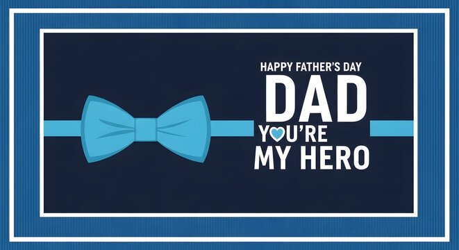 Happy father's day dad you're my hero greeting card