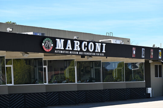 TUSTIN, CALIFORNIA - 22 FEB 2026: The Marconi Automotive Museum and Foundation for Kids is home to more than 100 vehicles.