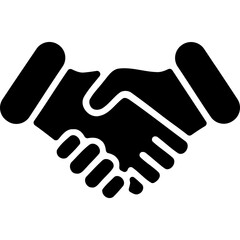 Obraz premium Corporate Management Solid Icon