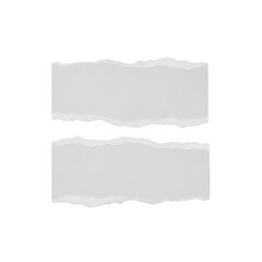 Fototapeta premium Two abstract horizontal shapes in muted gray tones against a plain background