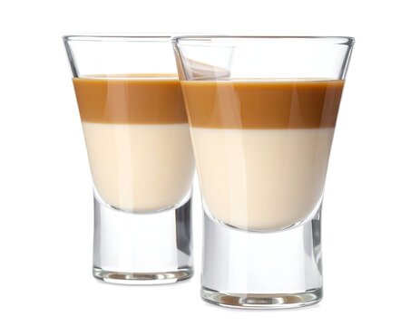 Two B-52 Cocktail Shots - A Creamy and Coffee Liqueur Delight.