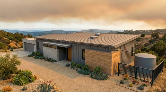 Modern Flame Resistant Home in California