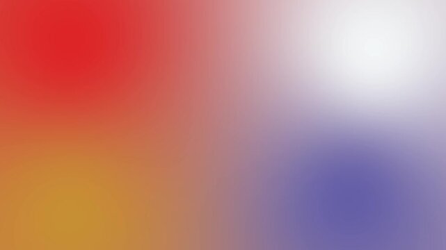 Abstract 4 color combo multicwhiteolored gradient blur. red, yellow, purple, digital mesh background. Soft chromatic background animation for ads, technology sources, ai, marketing, videos, graph
