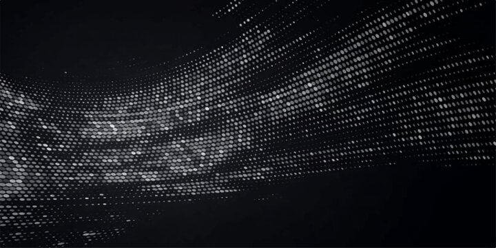 Futuristic digital wallpaper featuring a green binary code pattern on a grunge texture background for a modern technology and data matrix design concept