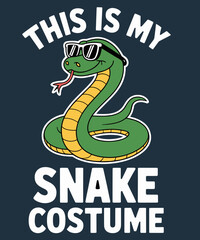 Obraz premium Snake Halloween Costume Funny