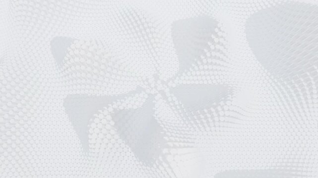 Cinematic High-End Vast White Hexagon Hive Grid - 1080p Seamless Loop