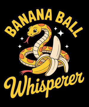 Banana Ball Whisperer Snake Funny Ball Python