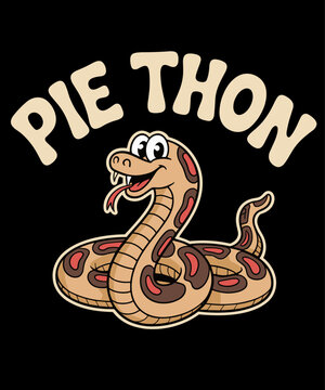 unny Pie Thon Python Snake Pun