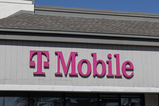 T-Mobile cell and mobile phone store. T-Mobile offers reliable 5G Home Internet service with its fixed wireless service.