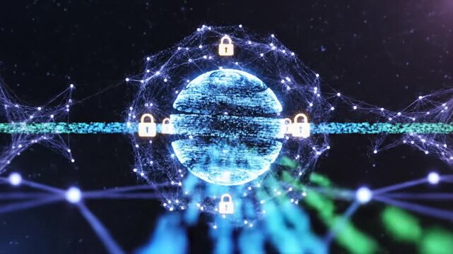 Digital fingerprint data stream flowing through network nodes