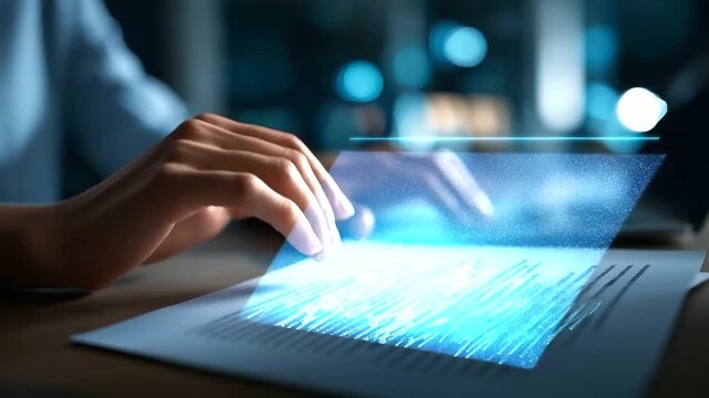 Artificial intelligence powered optical character recognition technology automates text recognition from documents using machine learning enhancing data accuracy and digital trans