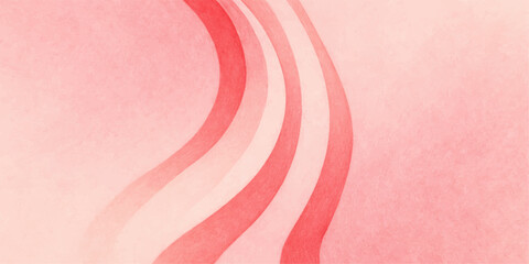 Naklejka premium An abstract pink background features a soft pastel design with waves and light swirls, creating a vintage paper texture perfect for a Valentine card wallpaper or artistic vector backdrop