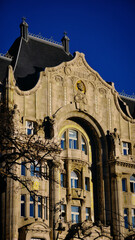 Fototapeta premium Landmarks of Budapest on a Sunny December Day Before Christmas