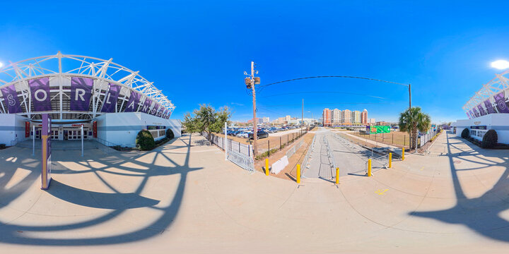 Inter and Co Stadium Orlando. 360 equirectangular photo