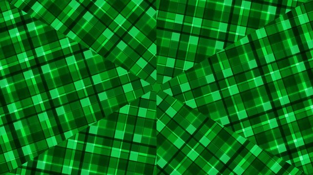 Green Plaid Abstract Geometric Background Pattern