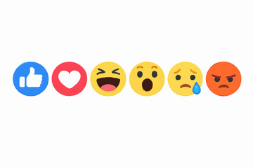 Obraz premium Simple Social Media Icons