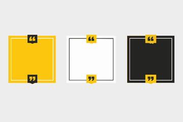Simple Quote Frames Design