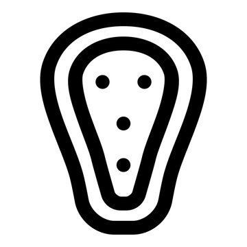 abdominal guard icon