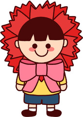 Obraz premium 스승의날 어버이날 어린이