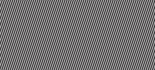 Naklejka premium Narrow black-white vertical lines. Symmetric geometric ornament. Striped seamless pattern, abstract wallpaper. Digital paper for textile print, page fill. Vector