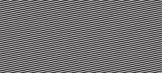 Fototapeta premium Narrow black-white vertical lines. Symmetric geometric ornament. Striped seamless pattern, abstract wallpaper. Digital paper for textile print, page fill. Vector