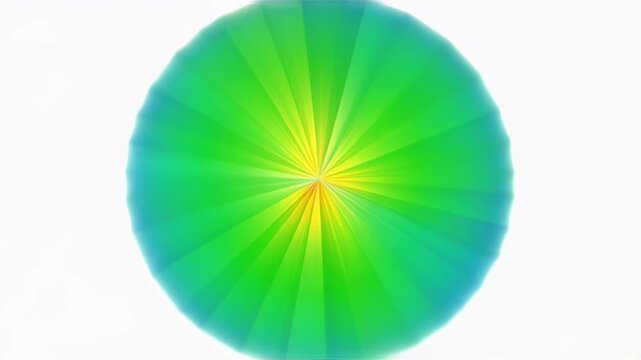 Radial rainbow color wheel burst with vibrant gradient and vivid circular design.