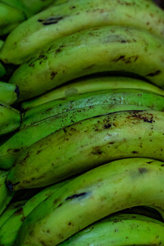Pila de Bananos Verdes