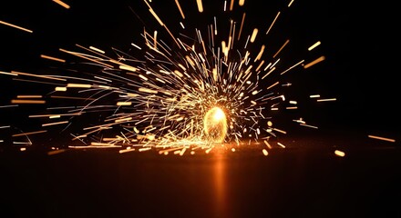 Sparks Flying in the Dark