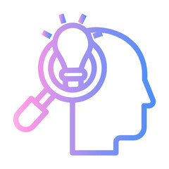 designer Line Gradient Icon