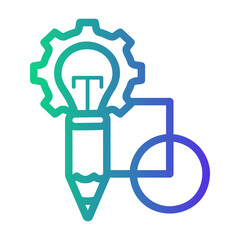 vector Line Gradient Icon
