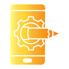 handphone Gradient icon