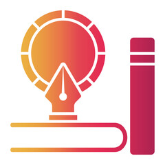 library Gradient icon