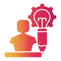 statue Gradient icon