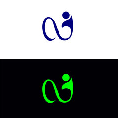 Letter N People Logo Design &ndash; Healthy Lifestyle and Nutrition Brand Vector Template