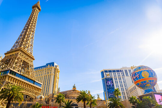 Paris Las Vegas Eiffel Tower Boulevard View