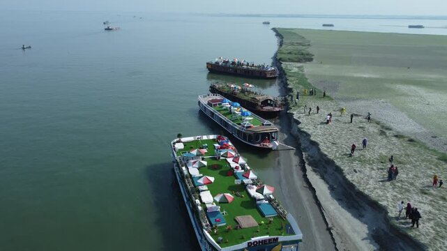 Padma Bridge Over Padma River in Bangladesh