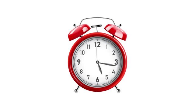 Twelve hours clock run, moving time arrows. Black clock icon isolated on white background.
clock face with hour and minute hands on a white background time, moving time arrows, 12 hours clock dial.