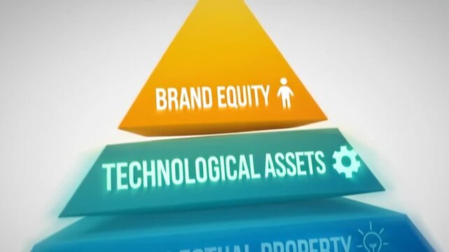 new year card with pyramid