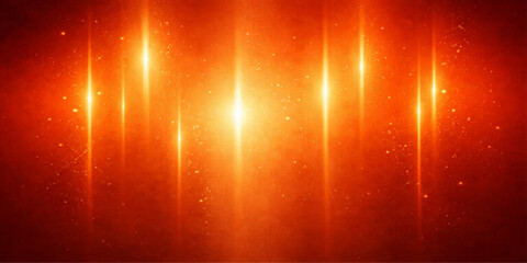 Shiny abstract red background vector illustration featuring bright glowing lights and a magic star texture for a festive Christmas party backdrop © Graph Rover