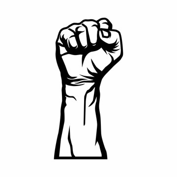 raised fist protest