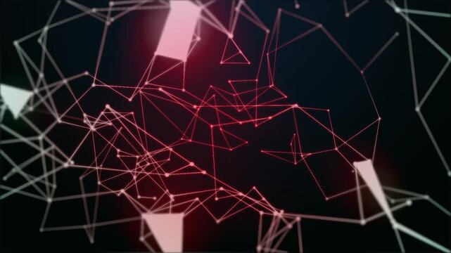 4K Animated Plexus Background Video | Futuristic Plexus Network Motion Graphics 4K | Dynamic Connected Dots and Lines Animation | Abstract Digital Plexus Animated Backdrop 4K | Modern High-Tech