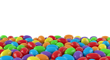 Obraz premium Pile of colorful Easter eggs