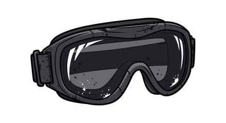 Fototapeta premium Protective Goggles Illustration