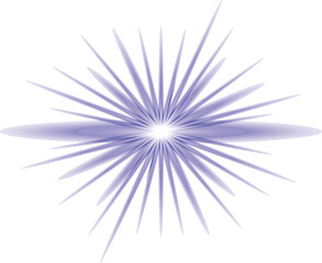 Fototapeta premium Purple Starburst Light Effect