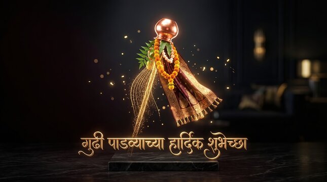 Traditional Gudi Padwa Festival Poster Design